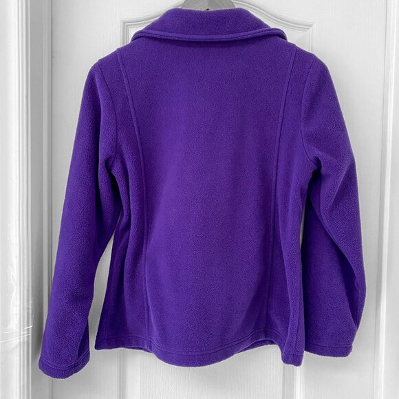 🛍 2 for $25! 🛍 Windham Harbour - Purple Button up Sweater/Jacket - Picture 4 of 6